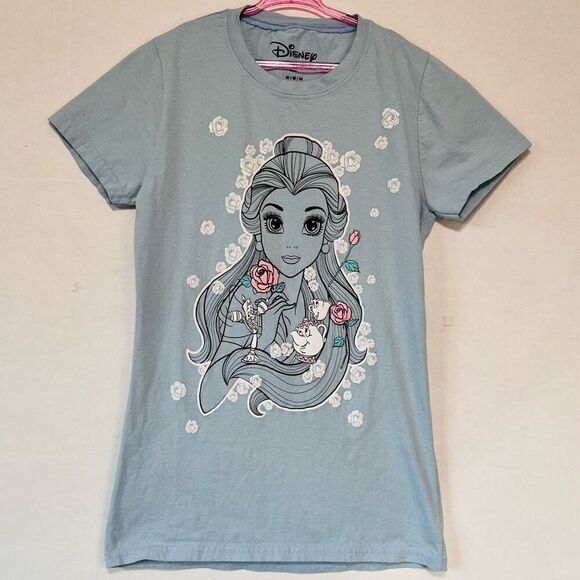 Disney Beauty And The Beast Belle Tee Girls Size Medium GUC - Picture 1 of 3